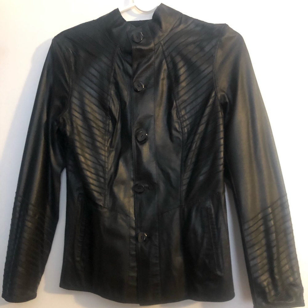 Reversible LUD leather and suede jackets 100% real